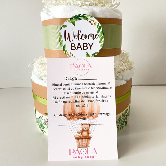 Tort din scutece Pampers