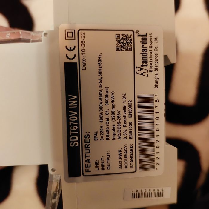 Vand Smart Meter trifazat V-Tac pentru invertoare solare