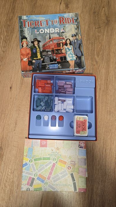 Joc de societate Ticket to Ride: London, strategie, 8+ ani