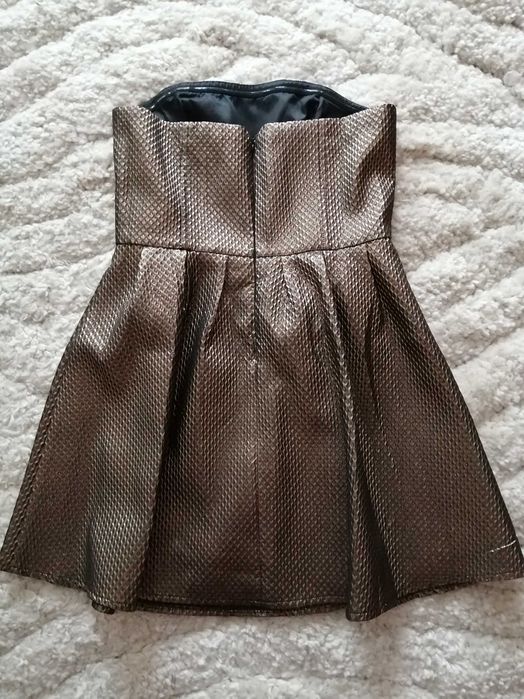 Rochie elegantă metalizată