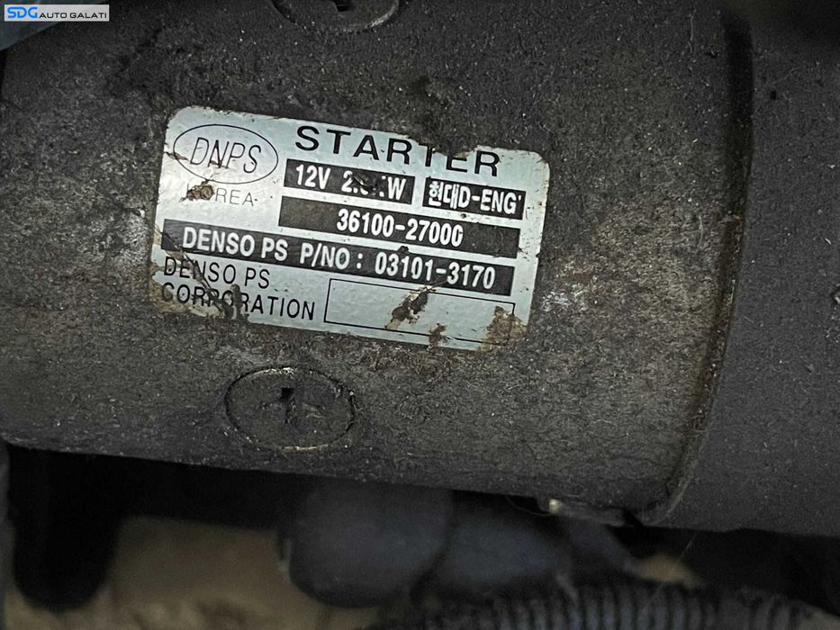 Electromotor Cutie Manuala 5 Trepte Hyundai Sonata 2.0 CRDI 2006 - 2010 Cod 36100-27000 [M9803]