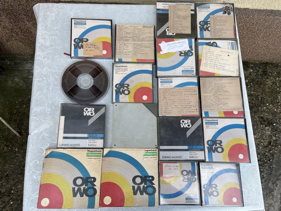 Lot benzi audio cu muzica disco anii ‘80, Elvis etc