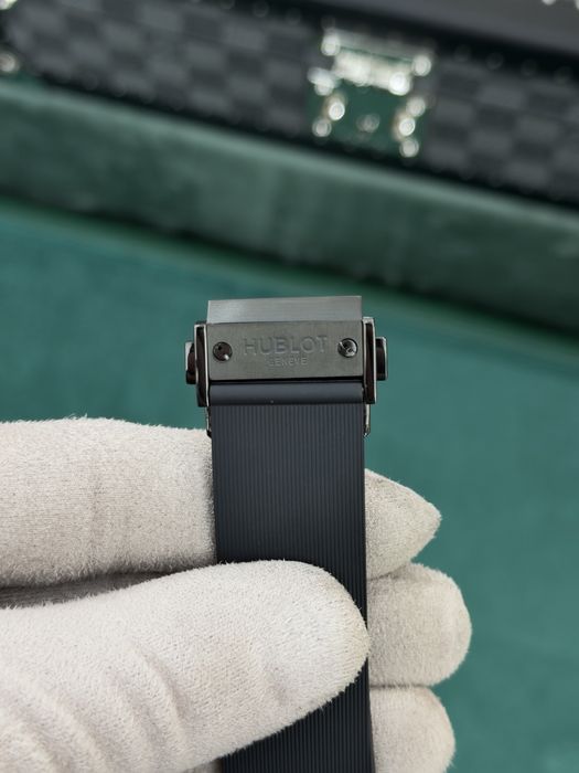 Hublot Classic Fusion Tourbillon Black Ceramic – Black Dial, Black Rubber Strap