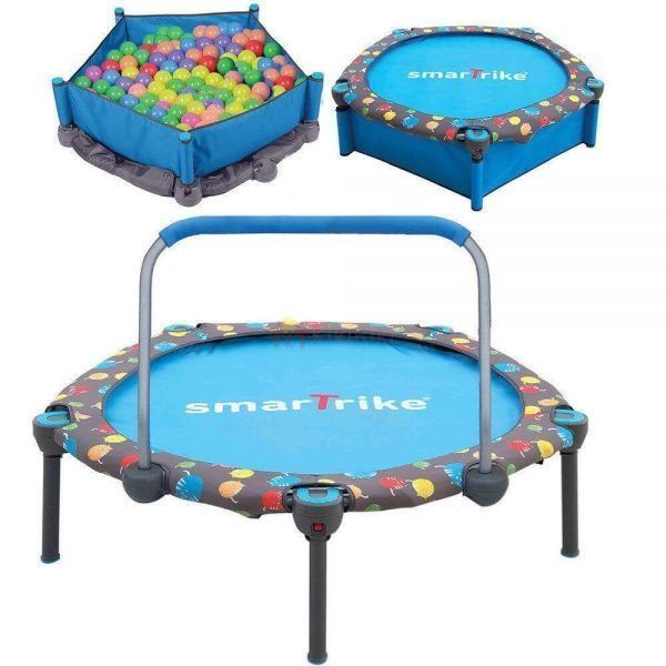 Детски батут за игра-трамплин 3в1 Smart Trike 90см