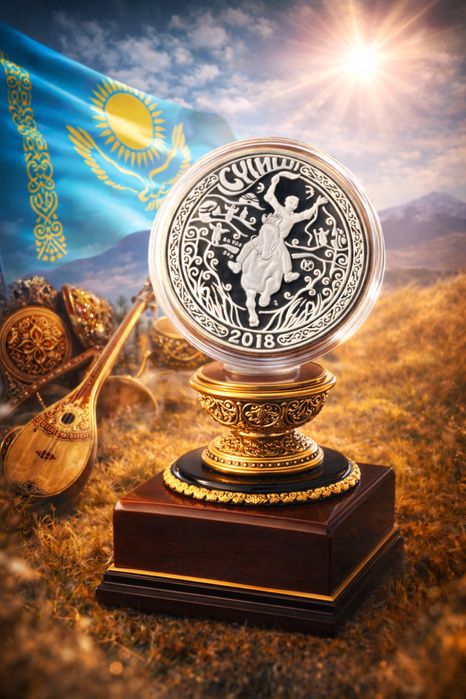 Серебряная монета СҮЙІНШІ