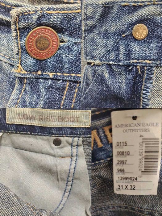 American Eagle Джинсы W31 / American Rag Джинсы W33. Винтаж.