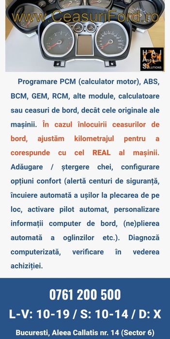 Cheie  FORD C-Max, Fiesta, Focus, Fusion, Kuga, Galaxy, Mondeo, S-Max