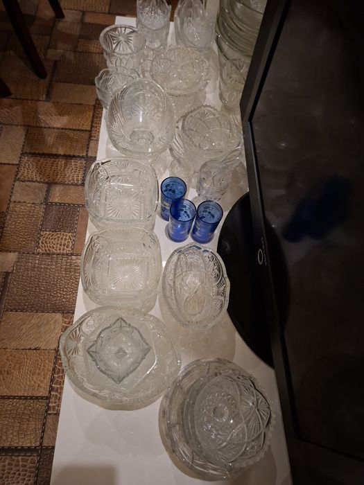 Посуда. Хрустальные вазы