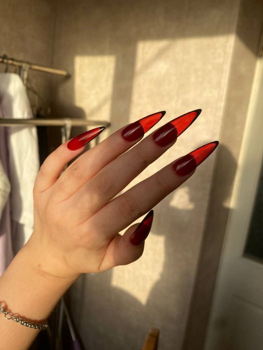 Нарищавание ногтей