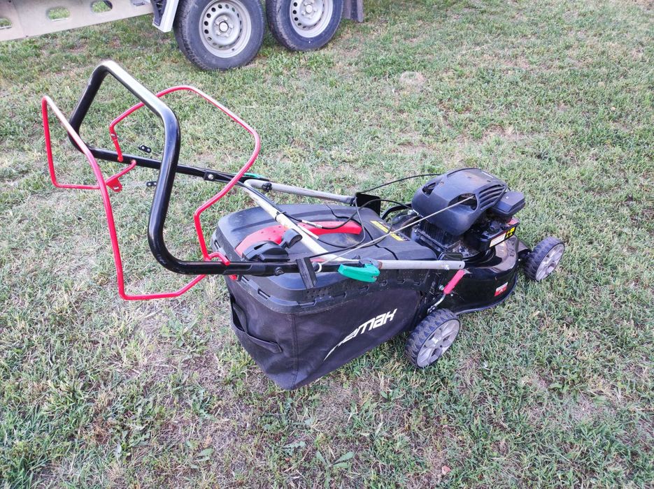 Бензинова самоходна косачка с кош Hemak BriggsStratton 146cc 3кс 4t 46см 27кг 2021г