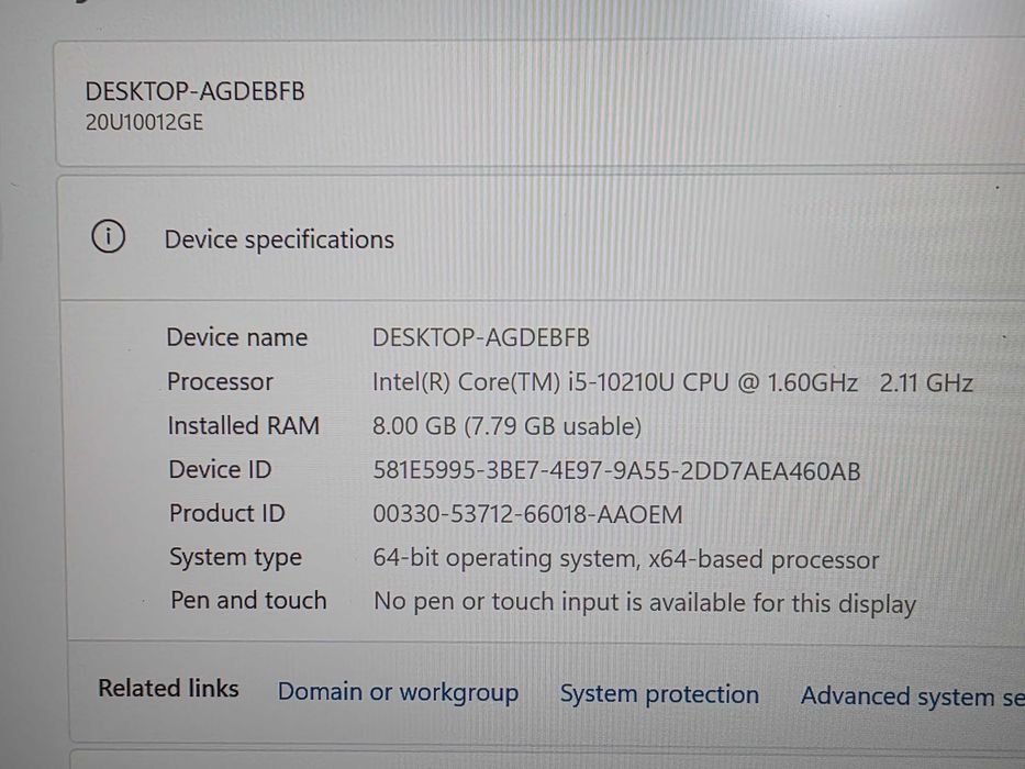Lenovo ThinkPad L14 Gen 1 - KLI Amanet
