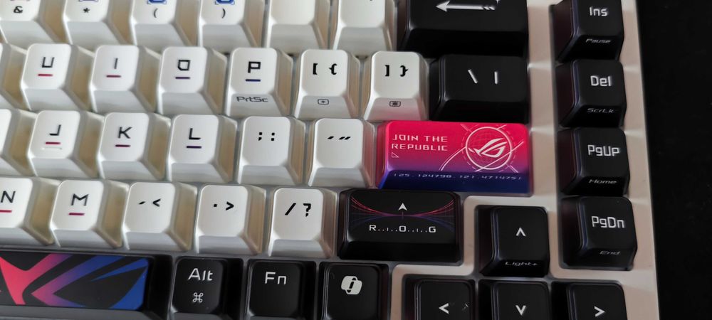 Set Keycaps Asus ROG Azoth X Stellar Themed Originale