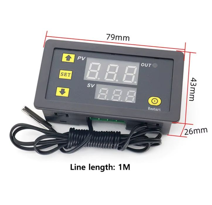 Термостат, терморегулатор, термореле, контролер за температура W3230