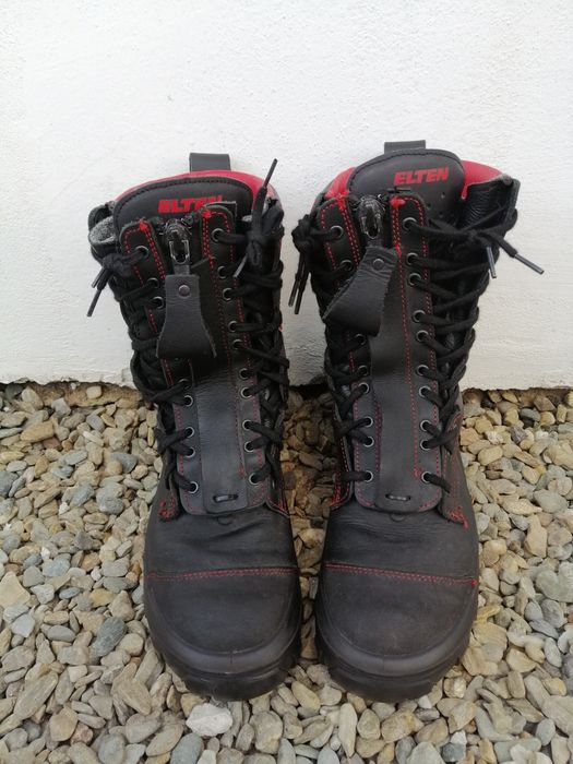 ELTEN ghete intervenție POMPIERI bocanci piele GORETEX cizme bombeu metalic TOP | mărimea 41 | transport GRATUIT‼️FAN Courier