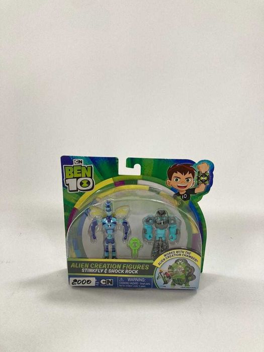 Ben 10 Набор из 2 разборных фигурок и ключа (Жук и Шок Рок)