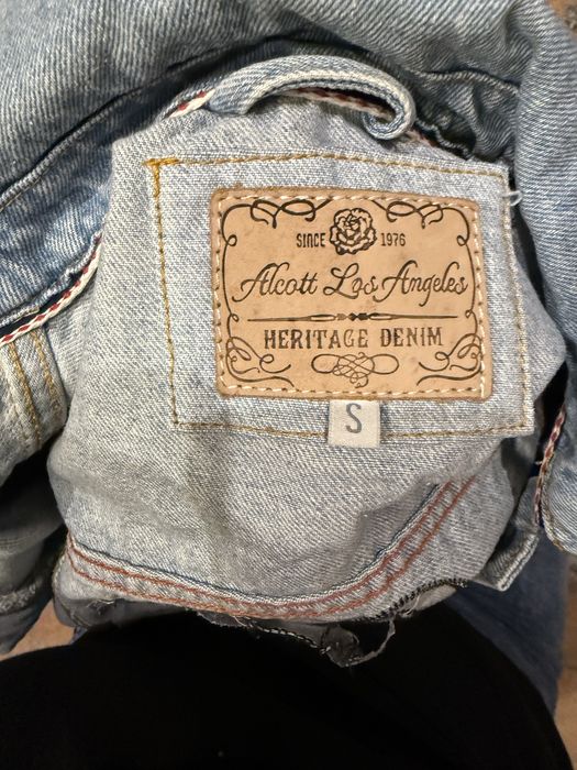 Дънково детско яке с бродерия пролет/ есен преходно