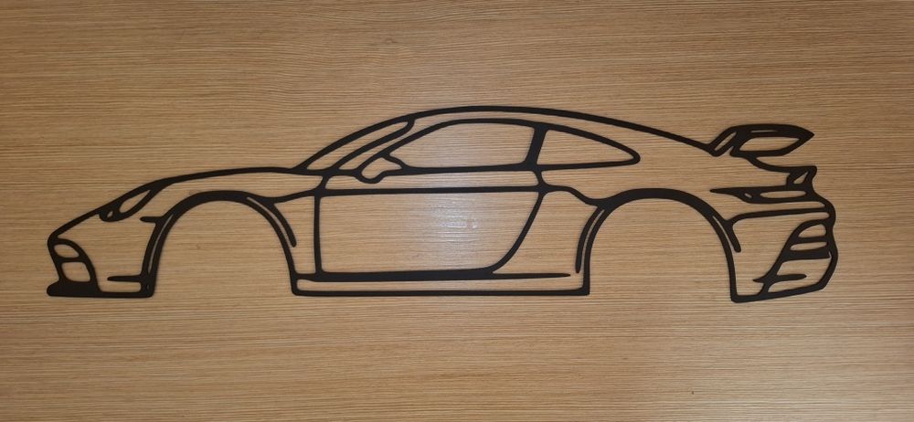 Decorațiune pentru perete în forma de mașină