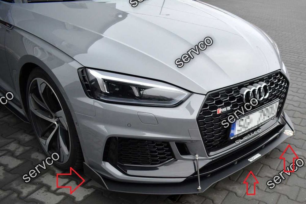 Pachet Body kit tuning Audi A5 RS5 Mk2 F5 Coupe 2017-2019 v7 - Maxton