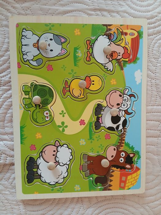 Детски дървени пъзели