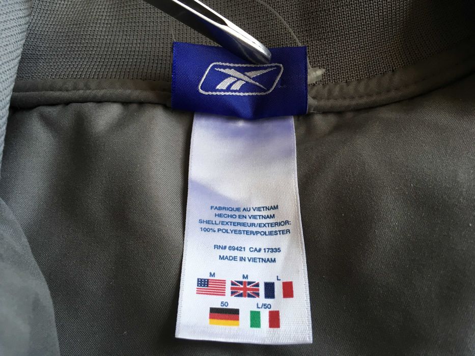 VINTAGE 2005 REEBOK® Windbreaker Men's Track Jacket — M