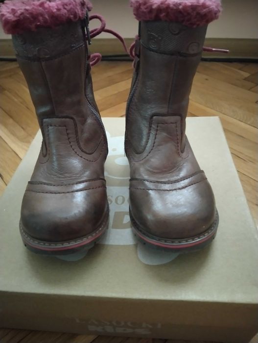 Детски ботуши естествена кожа 27 номер