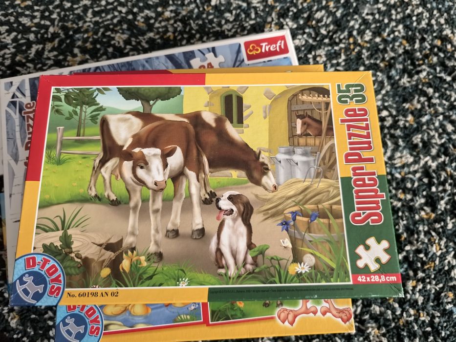 Set 10 puzzle pentru 3-4 ani