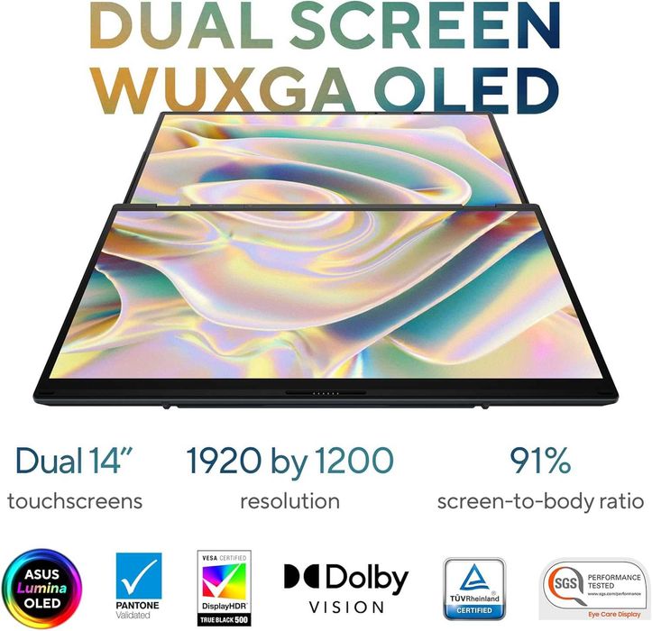 Laptop 2-in-1 ASUS Zenbook Duo 14" OLED Ultra 7 16GB 1TB SSD Firma