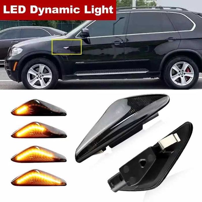 Semnalizari Led Dynamic Aripi Bmw  X3 F25 E70/E71/E72 Canbus