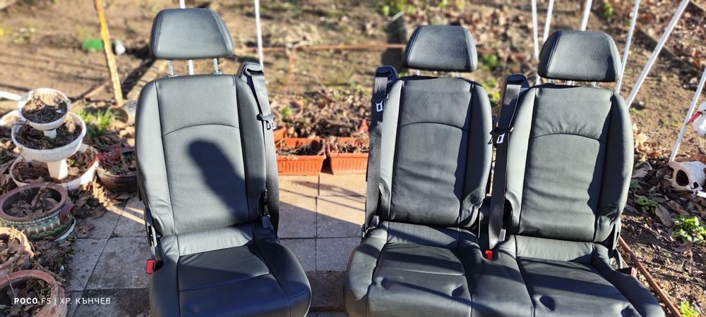 Тройка седалки за Мерцедес вито / виано  V класа