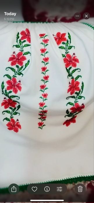 IE cu margele cusuta de mana