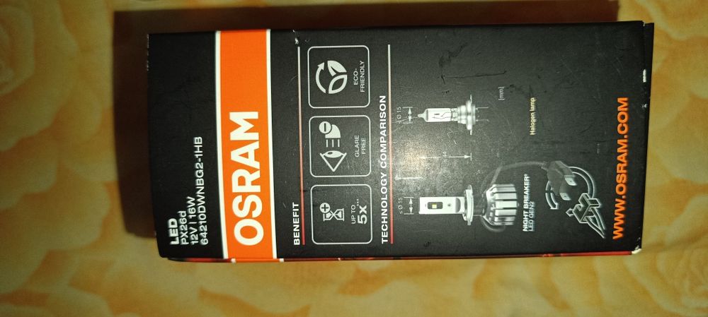 Bec led  H7 osram omologate RAR