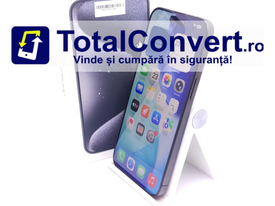 Apple iPhone 15 Pro Max 512GB Black, Garantie 24 luni | #D89730