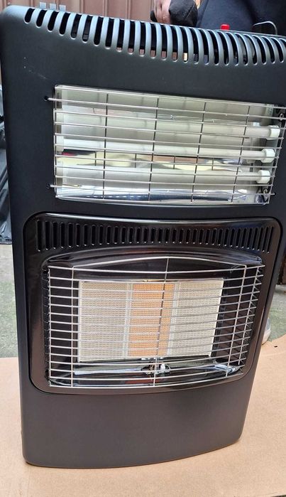 Soba pe gaz si electric tip semineu soba camping Noua Meva Deluxe