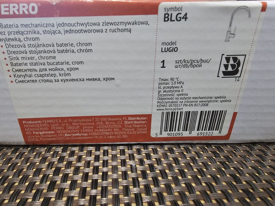 Baterie Ferro bucătărie nou