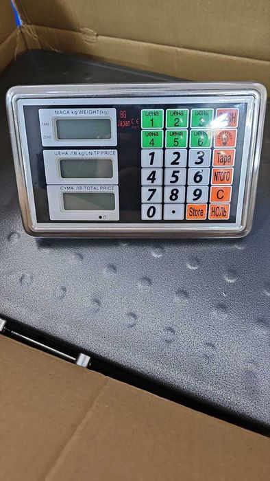 БЕЗЖИЧЕН Електронен кантар до 300кг електронна везна платформа