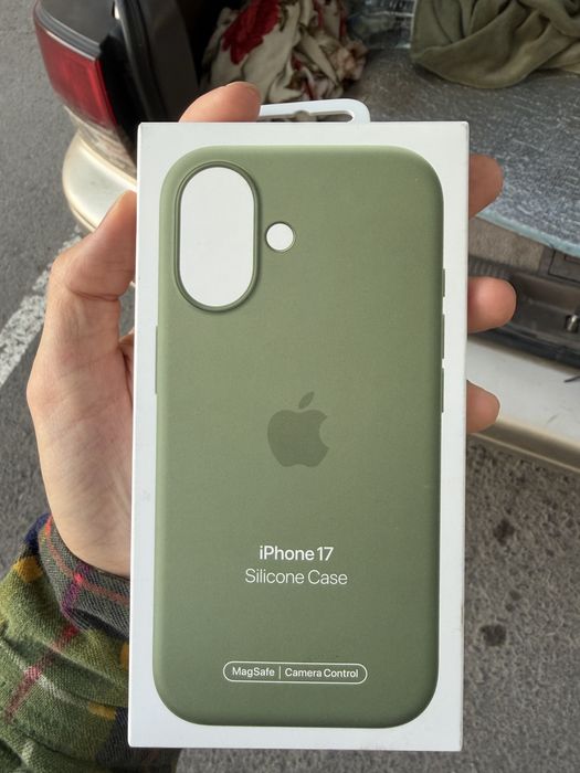 Оригинальный чехол magsafe iphone 17 sage