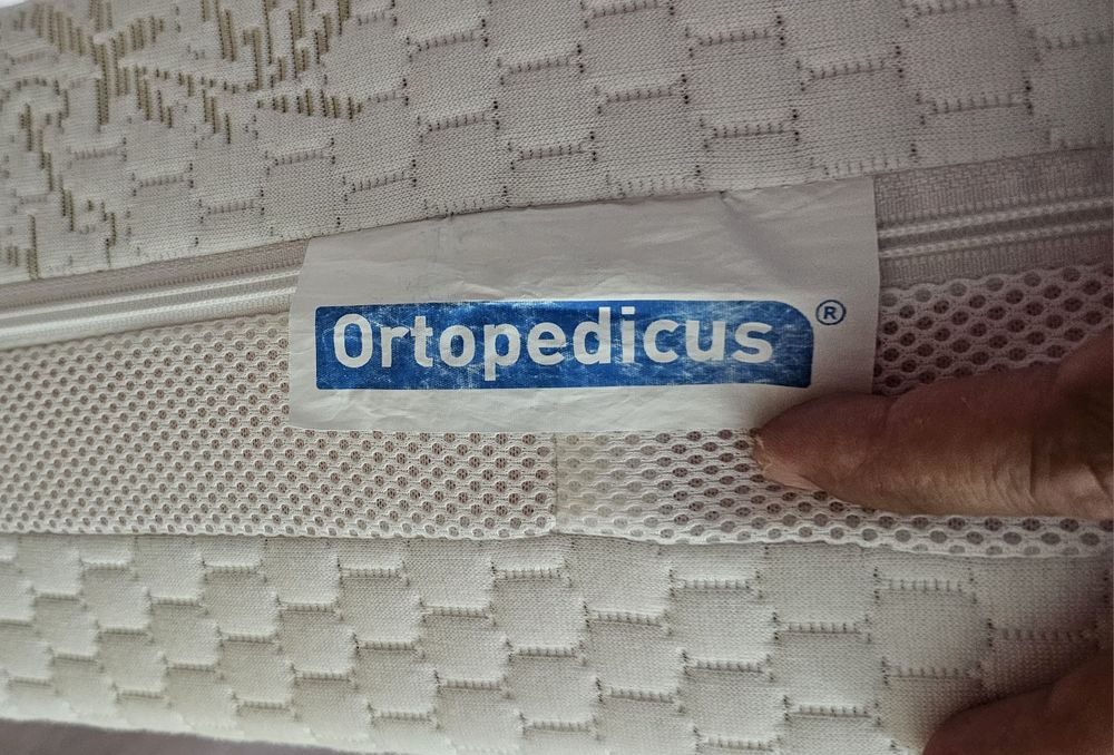 Saltea de pat Ortopedica Ortopedicus, din Spuma cu Memorie, 80×190 – Memory, Husa Ioni de Argint