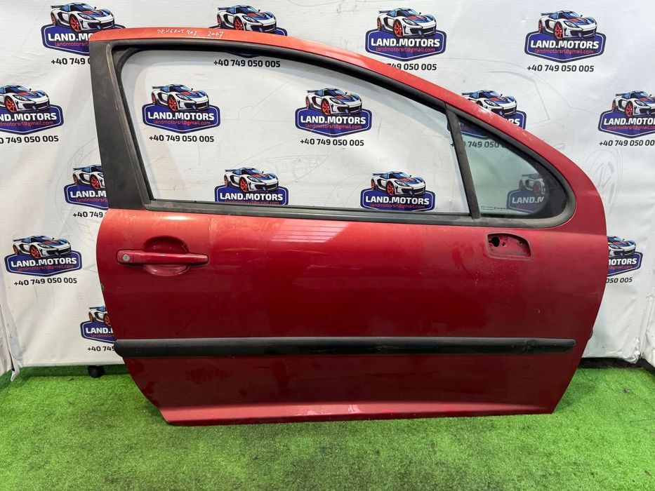 USA PORTIERA FATA DREAPTA PEUGEOT 207 1.4 BENZINA 2007 / BERLINA 3 USI COD OEM 9004AR 2006-2014