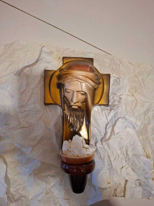 Candela din ceramica pe ulei