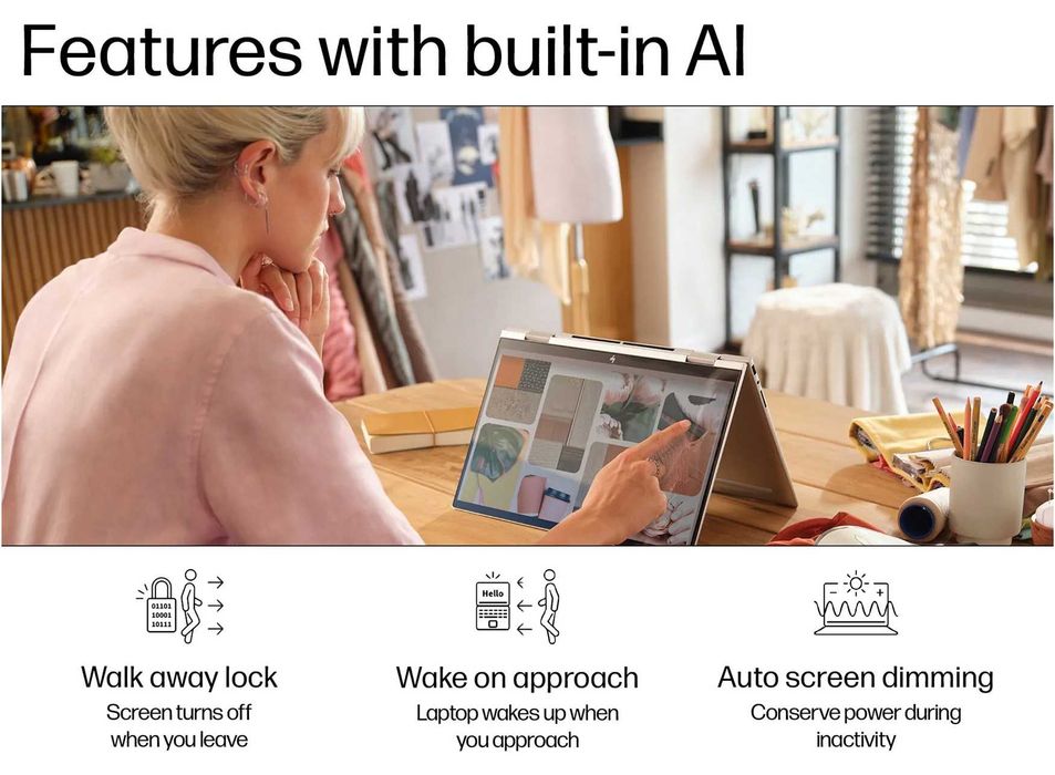 HP Envy x360 16" 3K OLED 120Hz Ultra 7 155U 32GB Ram 1TB SSD Win11