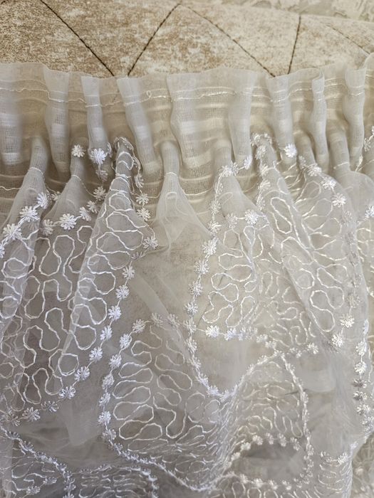 Тюль капроновая белая