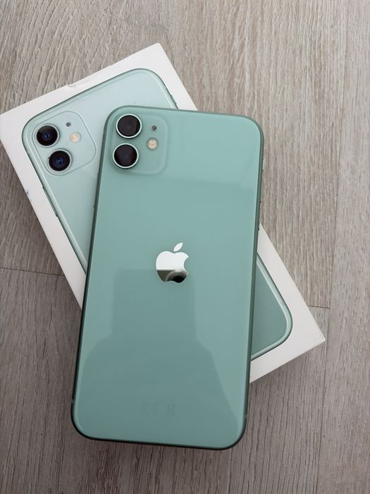 Айфон 11 зеленего цвета