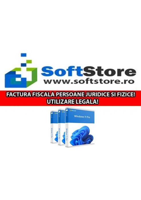 Pachet 3x Licente Windows 11 Pro (RETAIL) - Factura Firme & PF!