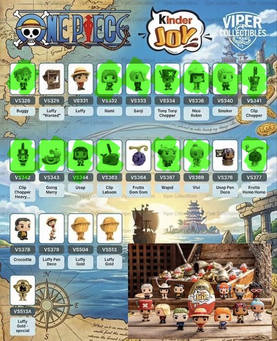 Ванпис One piece kinder joy обмен