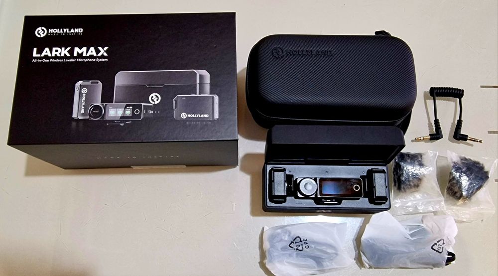 Hollyland lark max, микрофоны xlr, 3.5 mm jack.