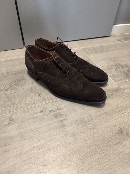 a.testoni – Италиански велурени обувки, Made in Italy, размер 9 (42-43)