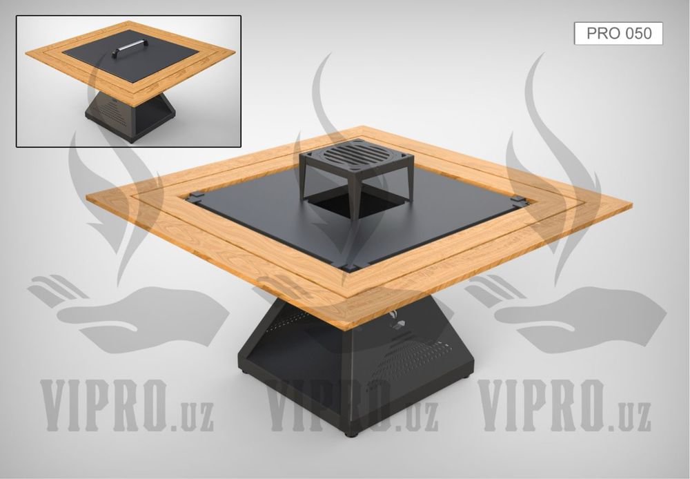 Гриль-стол PRO-050,очаг,мангал,барбекю