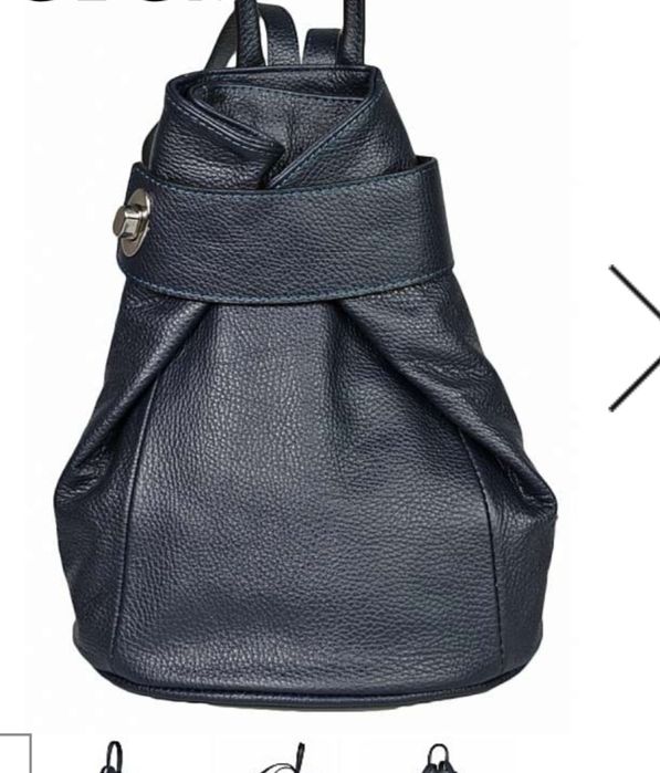 раница Vera стил тъмно синьо