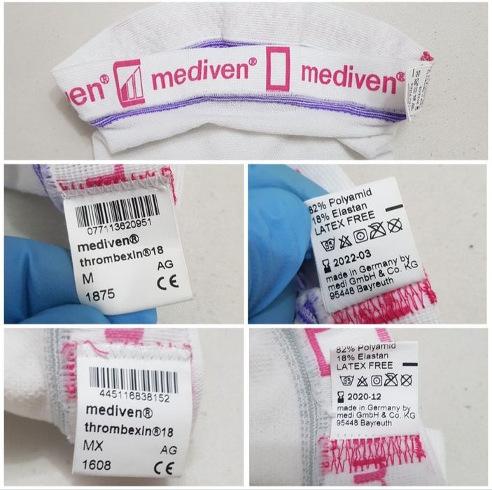 Ciorapi compresivi MEDIVEN Antitrombotici Thrombexin, varice XS S M L