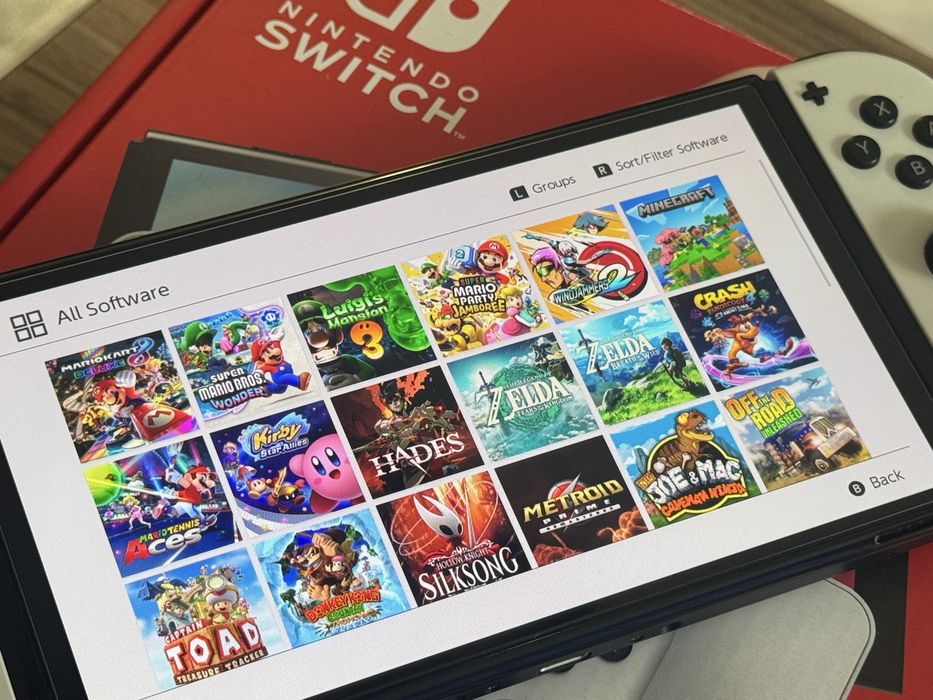 Nintendo Switch OLED с поставен чип